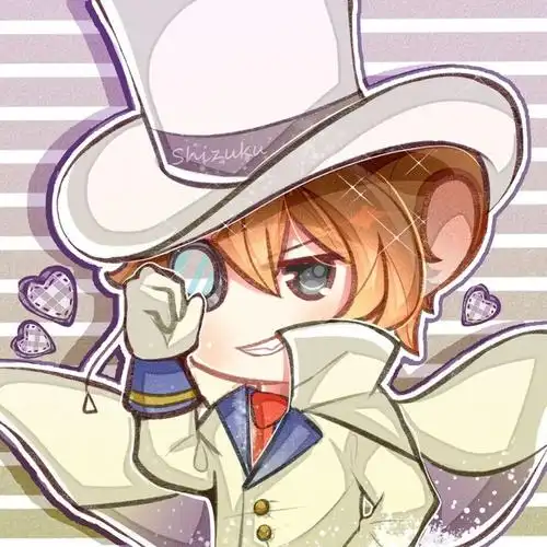 好久以前画的粉福抱图吱一声