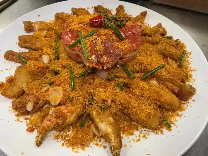 粤菜招牌避风塘帝王蟹详细制作教程附带比例