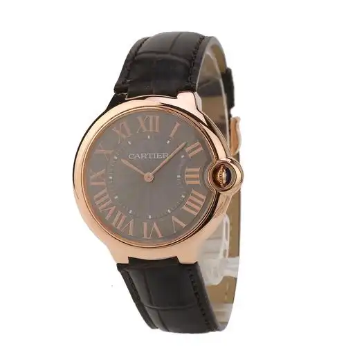 w6920089九五新卡地亚蓝气球系列18k玫瑰金手动机械男表3661 59975tx