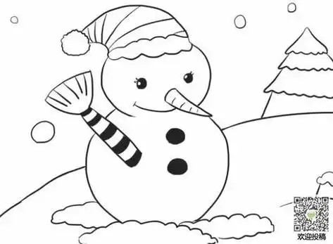 雪地简笔画雪地简笔画的图片大全