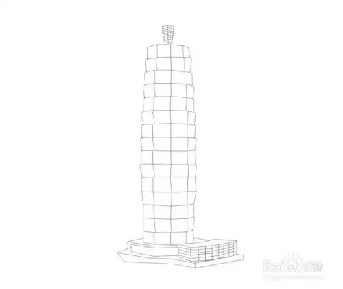 郑州大玉米建筑简笔画卡通