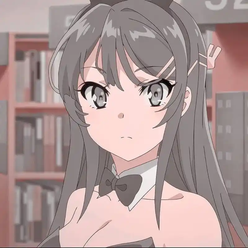 「第71期」动漫女头:樱岛麻衣无水印女生头像