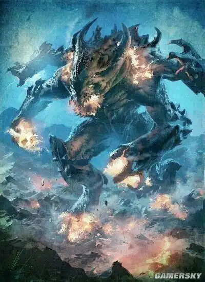 科幻世界中的恐怖怪兽画作赏