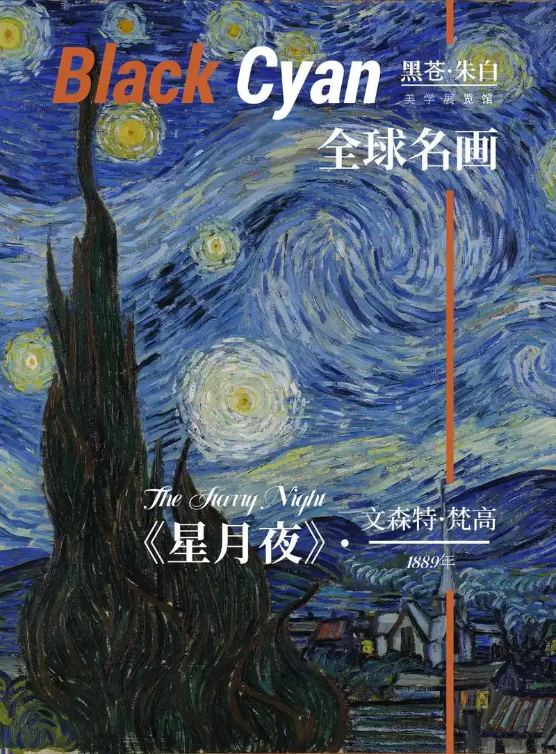 名画赏析|《星月夜 》文森特·梵高——.作品名:the st - 抖音