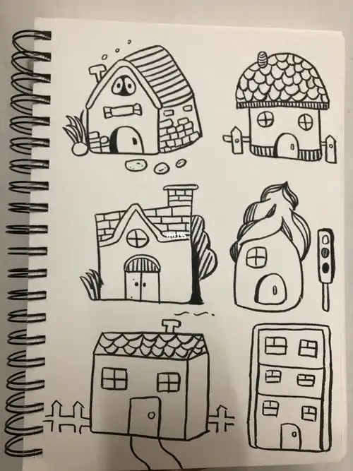 房子的简笔画简单又漂亮房子的画法简单又漂亮 简笔画图片大全