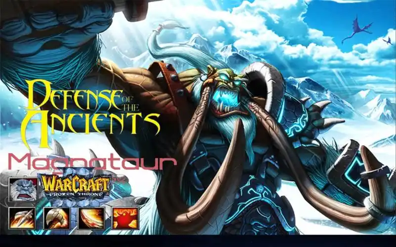 魔兽争霸3 dota1半人猛犸pve1v5-ap(6.77ai)