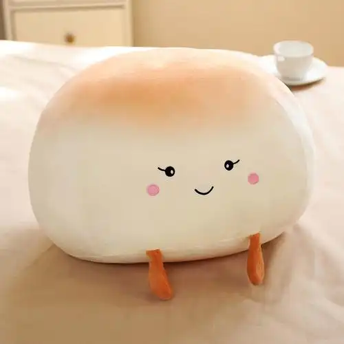 治愈系超软小馒头抱枕女生睡觉床上靠枕可爱床头章鱼团子生日礼物