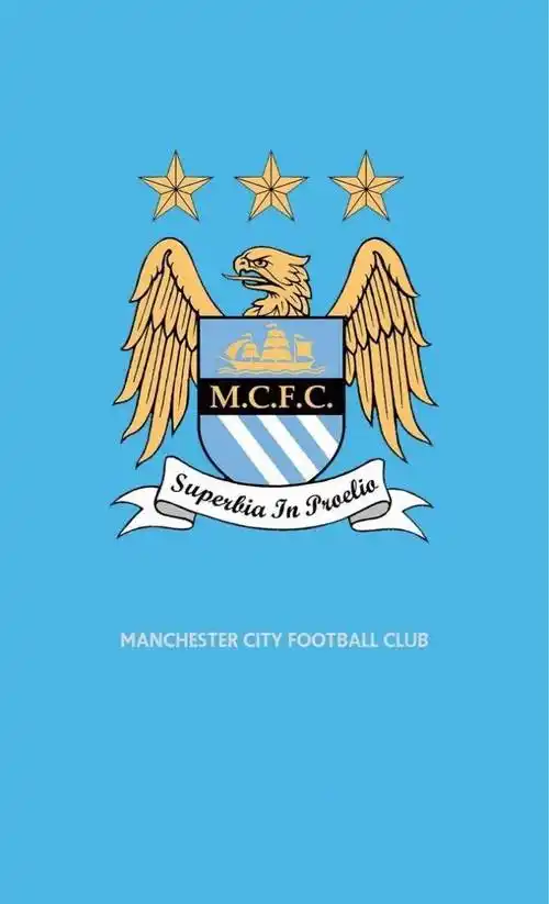 曼城简约队徽手机壁纸美图鉴赏第三期
