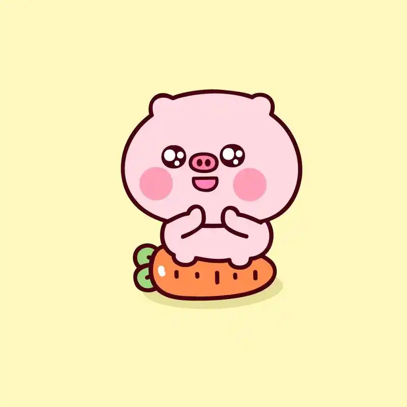小猪迷你是一只可爱的小小猪06.#表情包 #卡通 #可爱壁纸 - 抖音