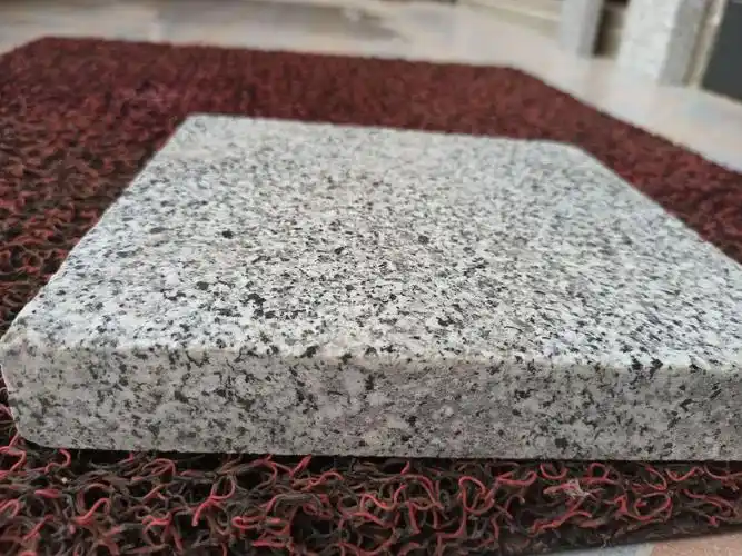 芝麻白福建g640干挂石材 芝麻白火烧面 花岗岩白麻火烧板现货