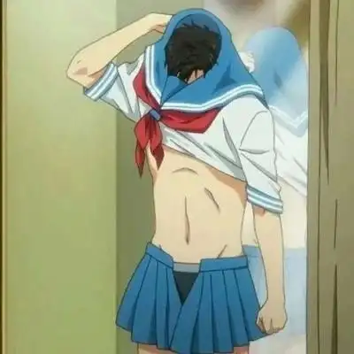 男生动漫头像最后一张咋没画腹肌