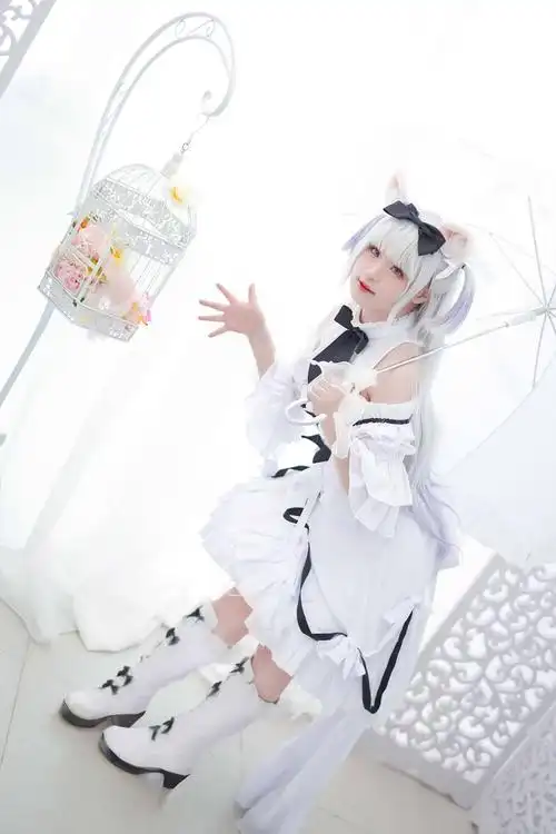 碧蓝航线雪风cos正片雪亲王