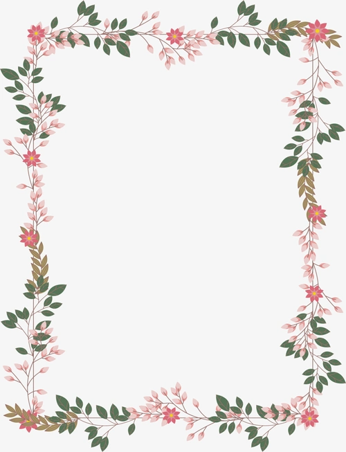 粉红色浪漫花藤