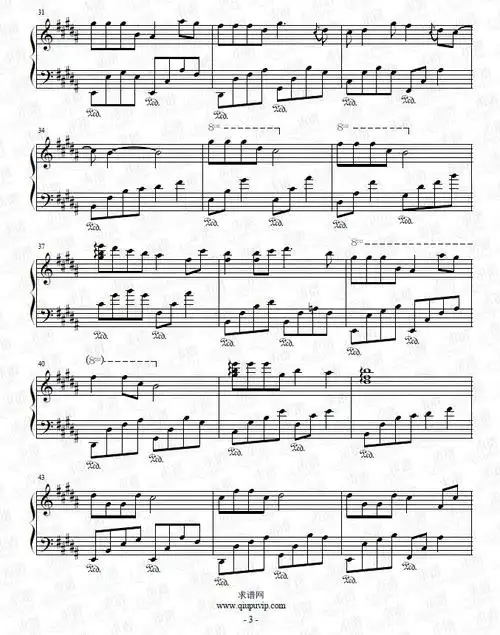 瞬间的永恒_赵海洋_钢琴谱_求谱网