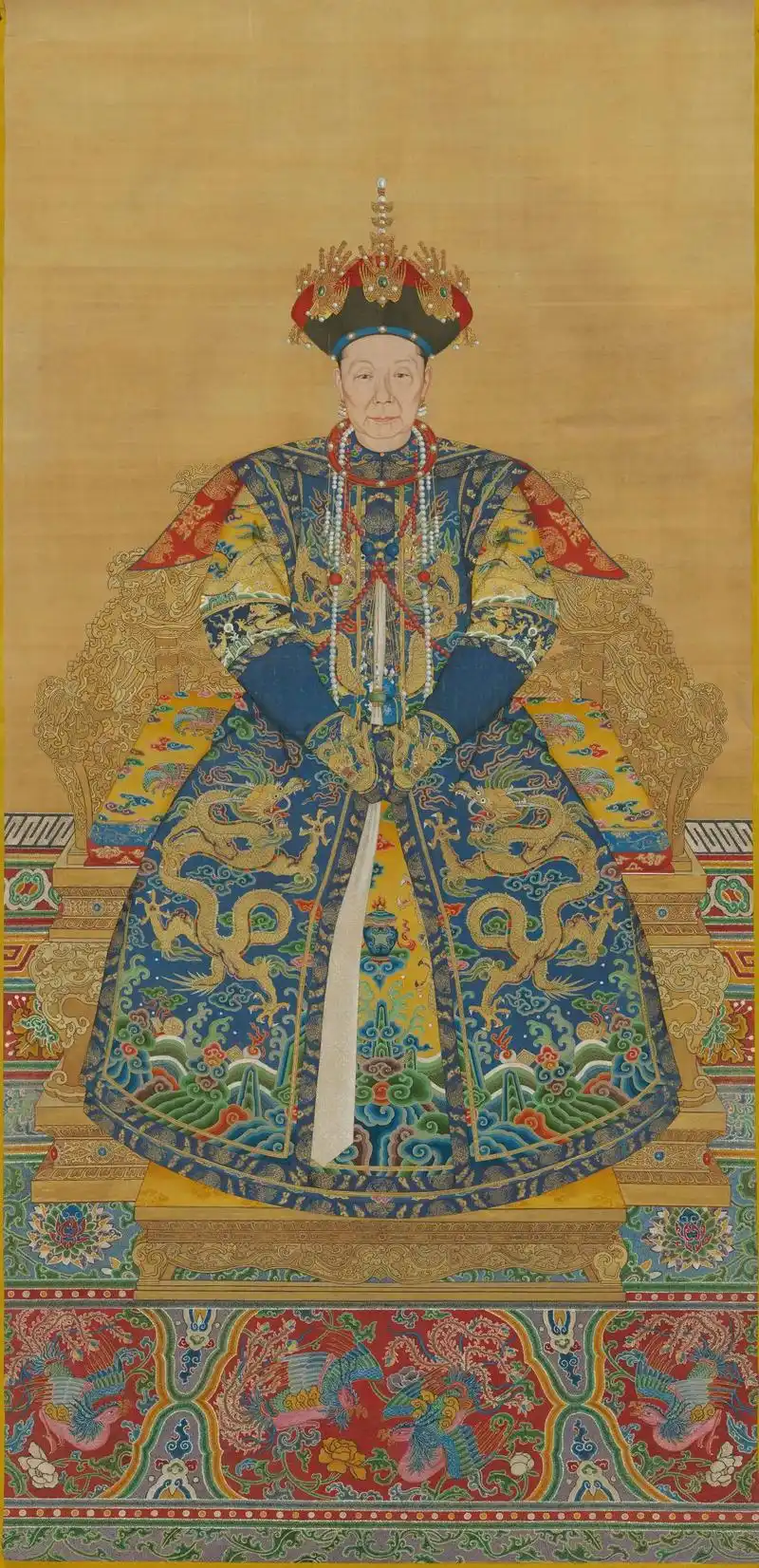 清|孝圣宪皇后朝服像.清世宗孝圣宪皇后钮祜禄氏(1693年1 - 抖音