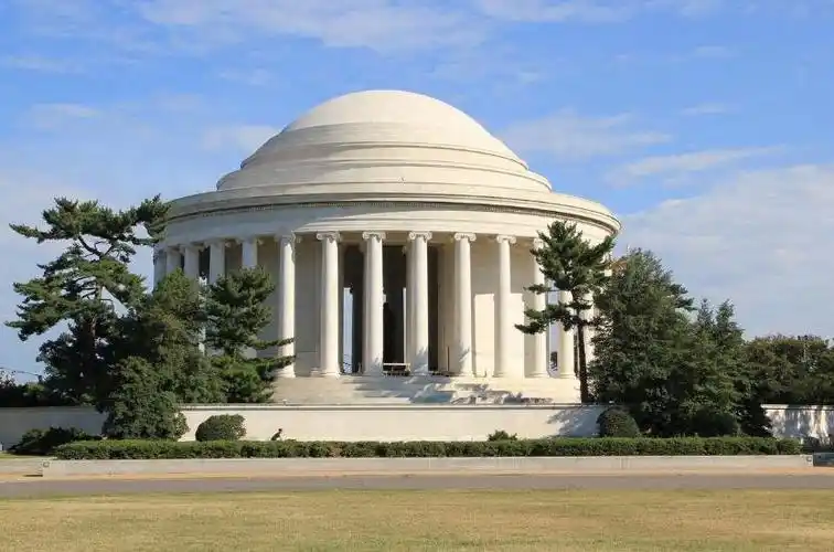 华盛顿最漂亮的建筑之一美国第三任总统杰弗逊纪念堂