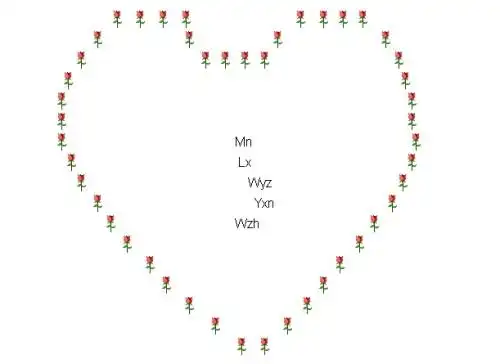 怎么用玫瑰表情拼出心我拼了可是歪了帮忙弄好泪求