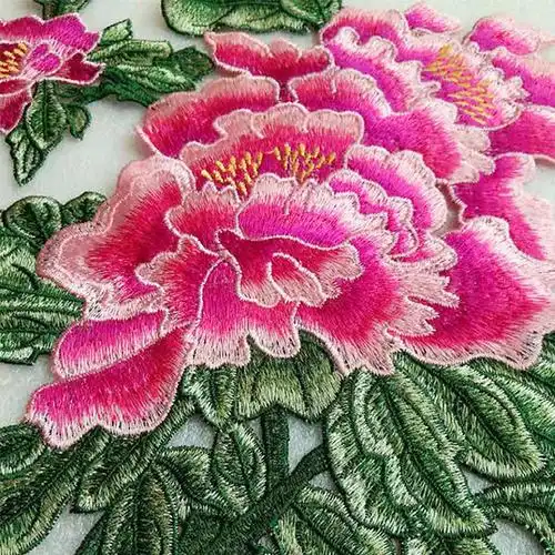 刺绣牡丹花图片,手工刺绣牡丹花图片_大山谷图库