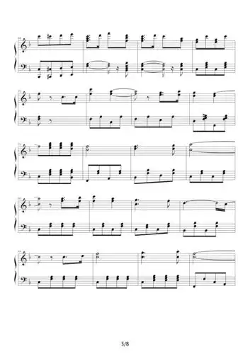 军舰进行曲 f调