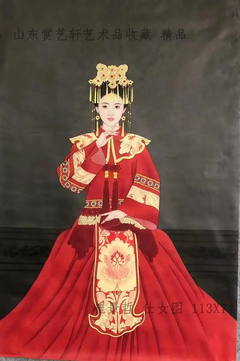 作品名称:仕女图.崔景哲 ,男,满族,1980年生于唐山 - 抖音