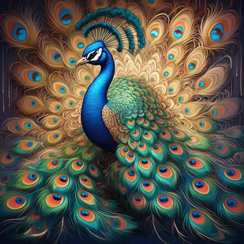 08孔雀开屏头像系列95