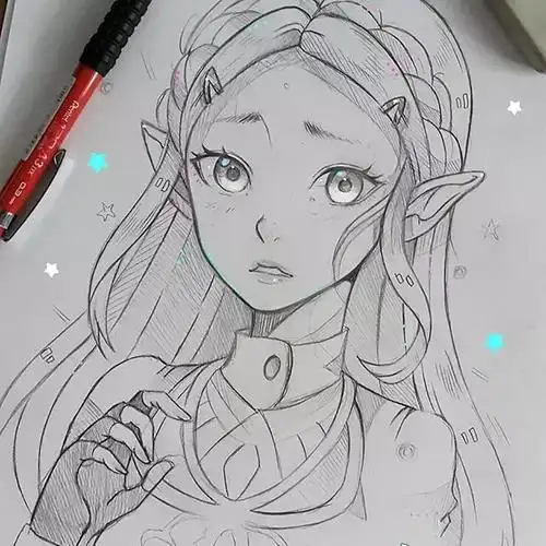 性感美女偏爱手绘动漫这样的画风你喜欢吗