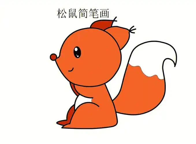 松鼠简笔画画法教程来啦#简笔画  #简笔画教程  #松鼠