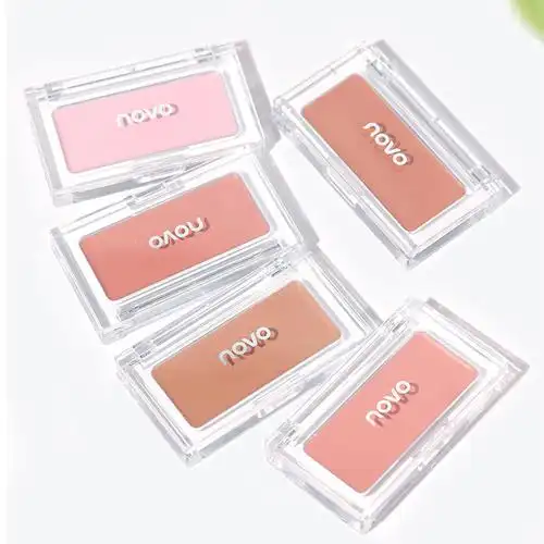 彩妆novo美颊微醺腮红膏膨胀色腮紫自然修容高光提亮哑光单色胭脂