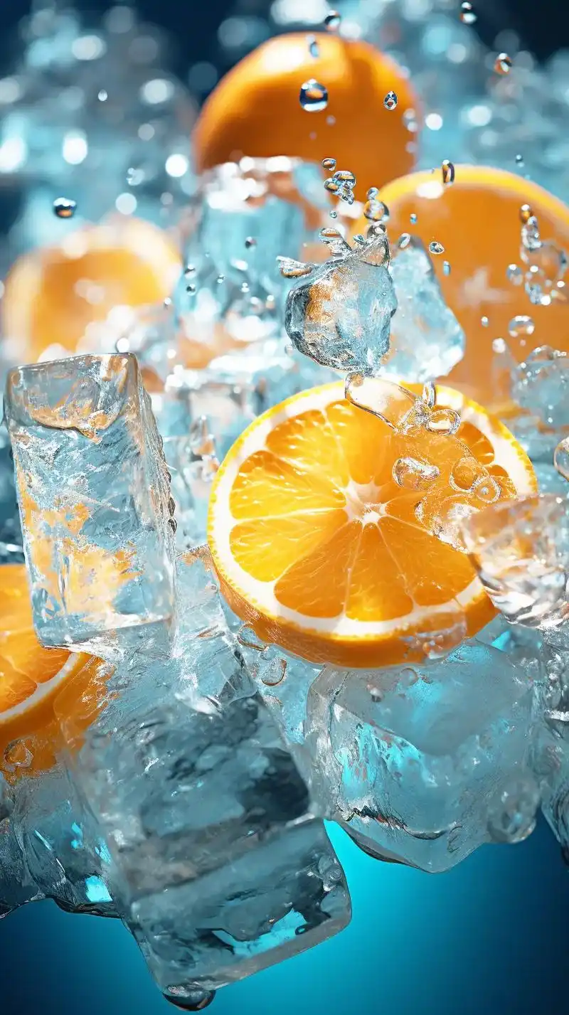 夏日炎炎.#midjourney #视觉 #夏日冰饮 #美图 - 抖音