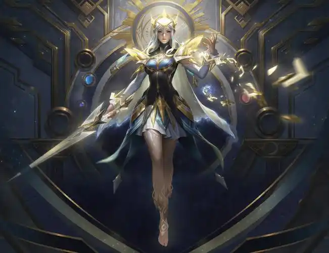 王者荣耀露娜全身图启示之音 - 空间壁纸网