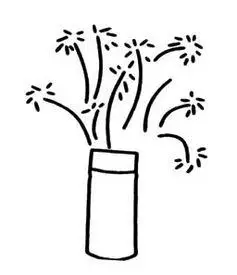 新年烟花简笔画 新年烟花简笔画的画法