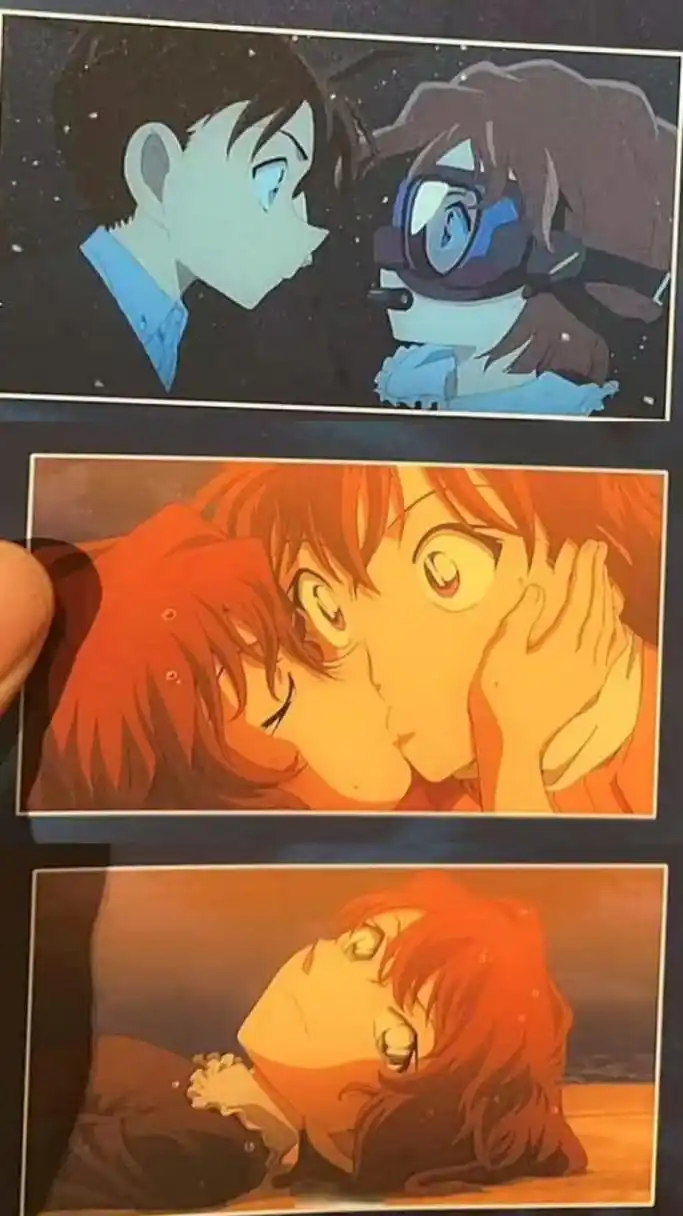 柯哀亲了# 这,柯南和灰原哀?万万没想到,作者咋想的?