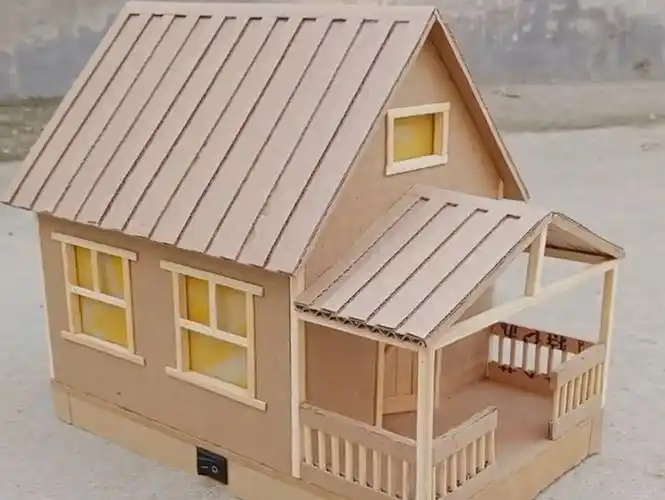 纸箱小房子制作/手工diy