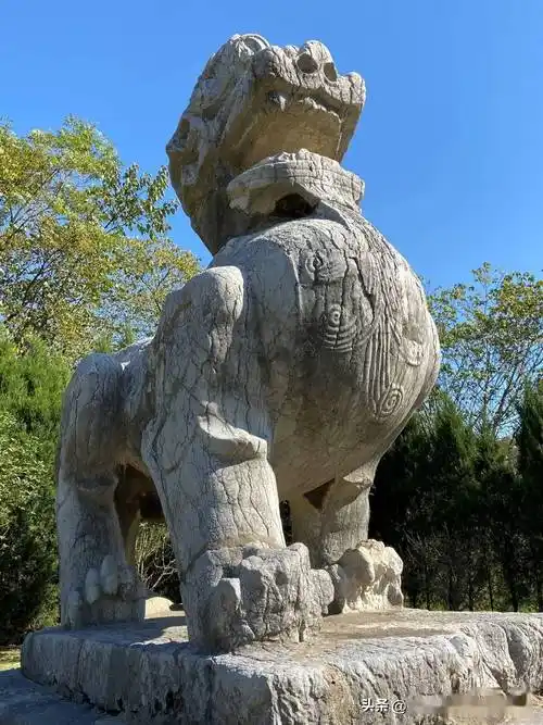 南京:旷野中的天禄和麒麟,南朝永宁陵石刻_陈朝_纹饰_陈文帝