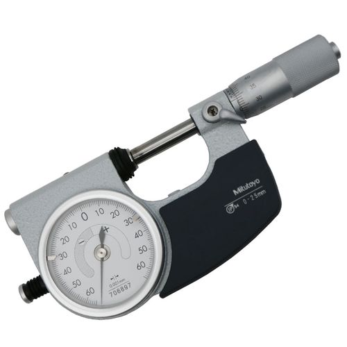 日本三丰杠杆千分尺带表510-1210-25-50-75mm千分尺