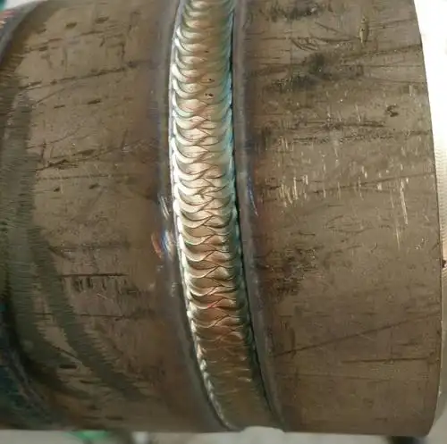 手工氩弧焊作品,展示经典"鱼鳞焊",没点功底干不出来这活!