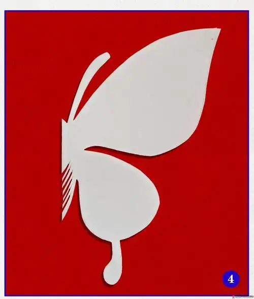 疫情不到校居家学剪纸第六课蝴蝶送福的剪纸技法