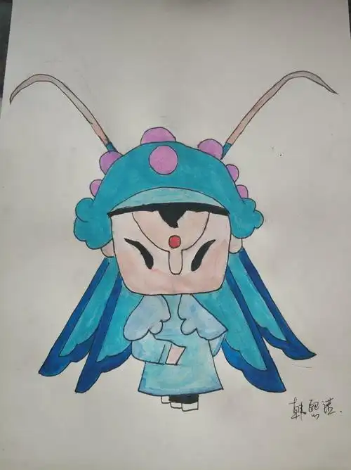 戏曲美术(部分优秀作业)