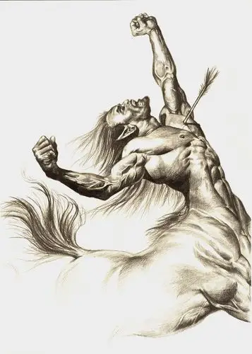 临摹大师 boris vallejo 素描作品