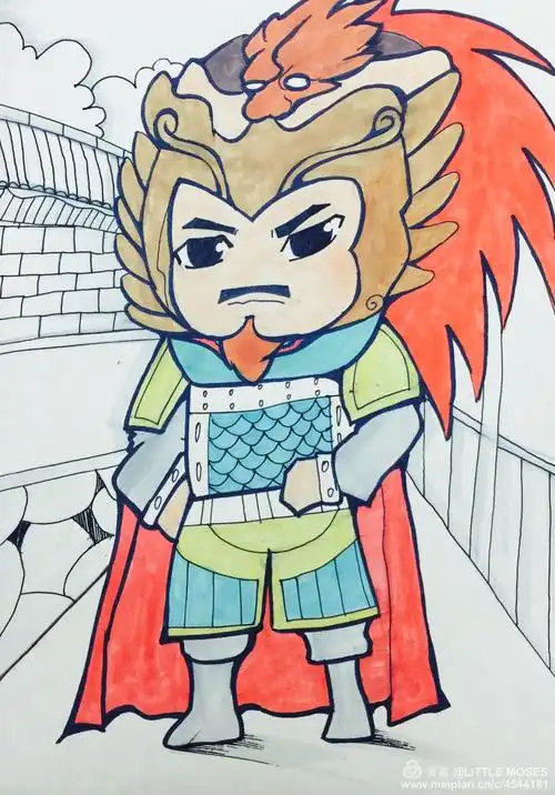 杭州岳庙联合杭州日报向孩子们征集绘画作品《我心中的岳飞》