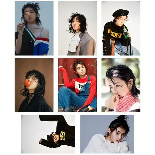 张枫a3a4海报墙壁纸5寸6寸照片学生校园保护饭卡贴周边写真xx张子枫