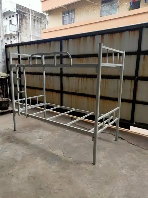 定制卡式方管铁床管材上下铺铁床工厂拆装铁架床公寓床学生床批发