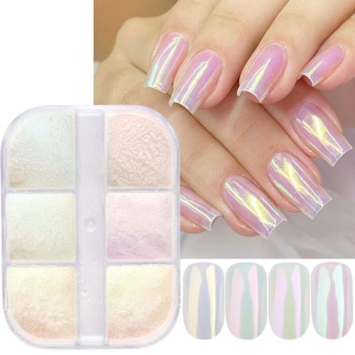 aurora mirror nail glitter powder rubbing dust pigment chrom
