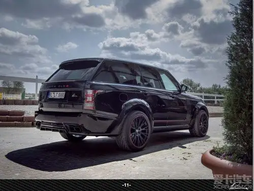 > 全国首现路虎揽胜神行者2改装lumma款外星人包围 圆筒排气