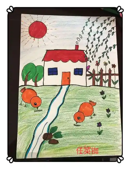 嘉禾广运幼儿园团建系列三 绘画活动～ "热爱春天,热爱自然"