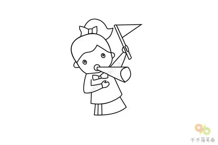 导游简笔画步骤图