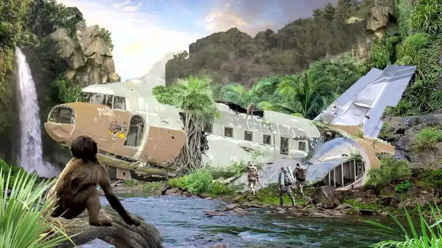 杰视帮创意合成海报《失落遗迹》