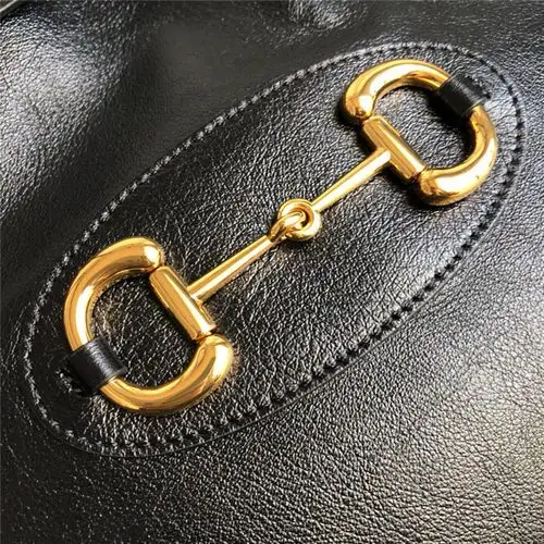 gucci/古驰 602089 黑色 1955马衔扣邮差包