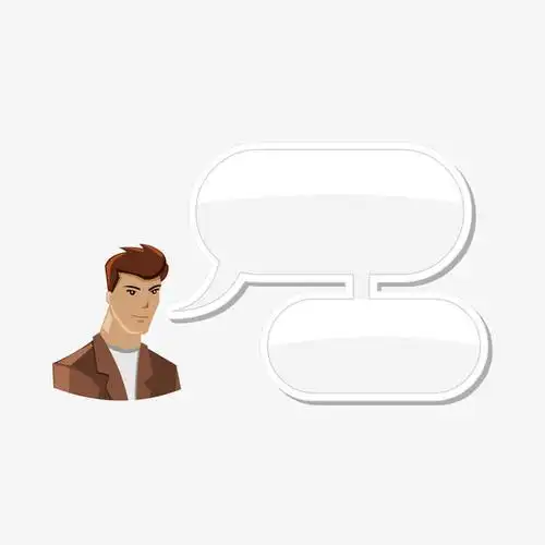 卡通人物对话框