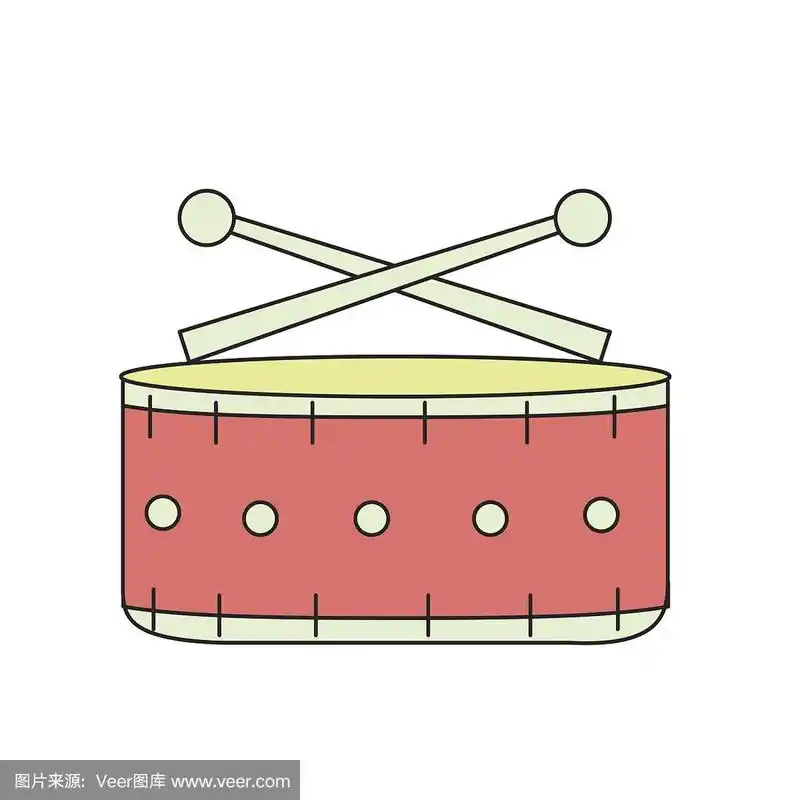 小军鼓,用来演奏音乐的乐器